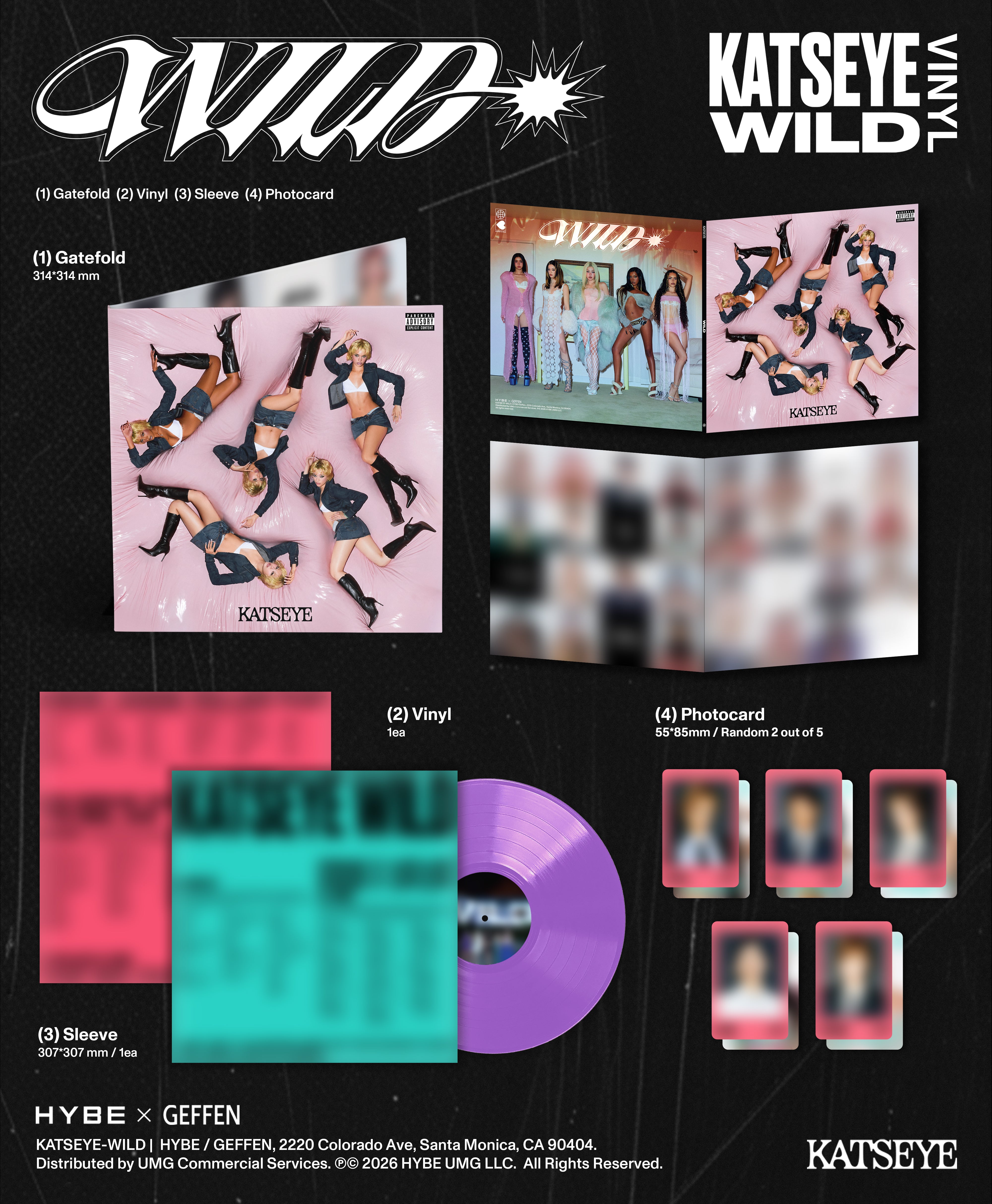 Katseye - WILD (vinil.ro exclusive)