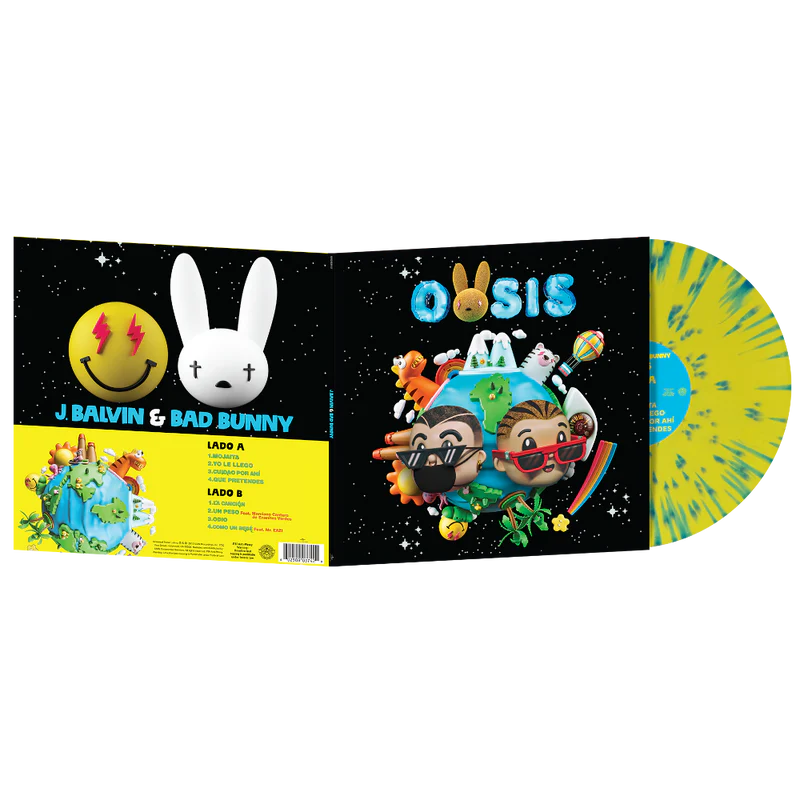 J Balvin, Bad Bunny - Oasis (Splatter Vinyl)