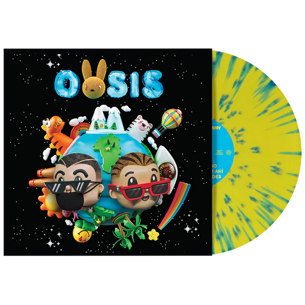 J Balvin, Bad Bunny - J Balvin, Bad Bunny - Oasis (Splatter Vinyl) (Vinil, LP, Album, Limited Edition Splatter Vinyl)
