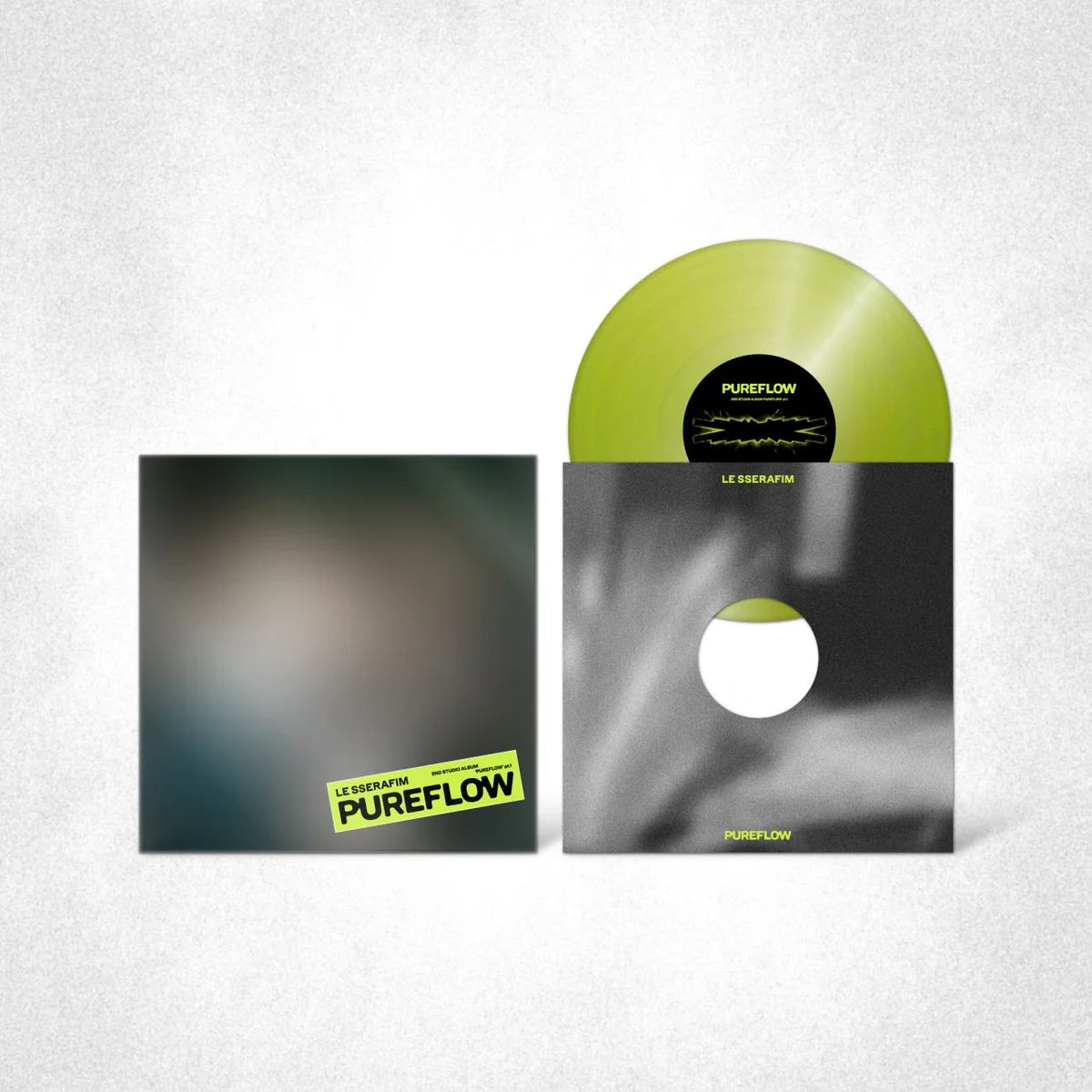 Le Sserafim - 2nd Studio Album 'PUREFLOW' pt.1 (Electric Yellow Glitter Ver.)