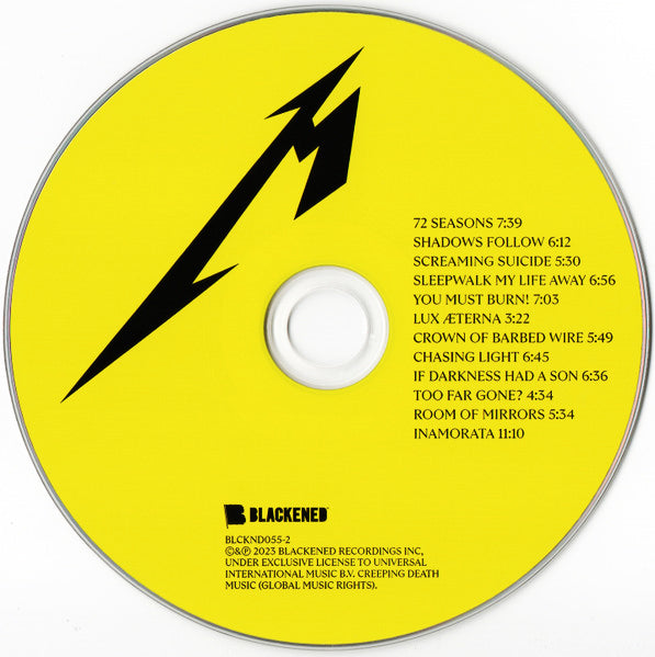 Metallica - 72 Seasons CD