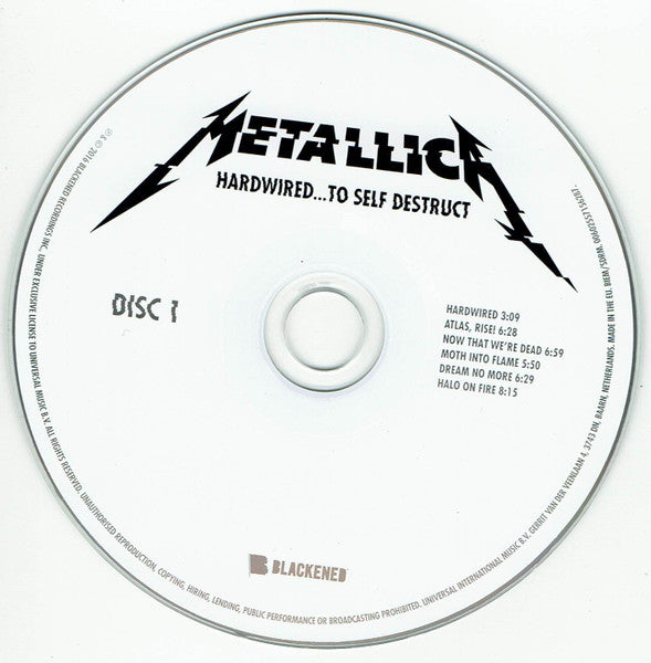 Metallica - Hardwired...To Self-destruct CD