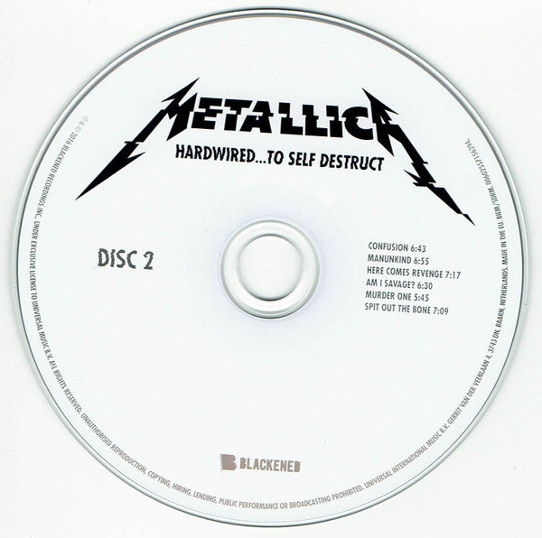 Metallica - Hardwired...To Self-destruct CD