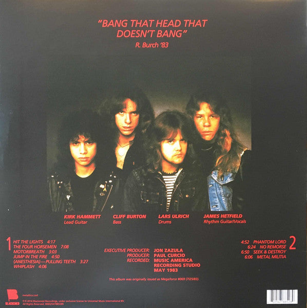 Metallica - Kill 'Em All