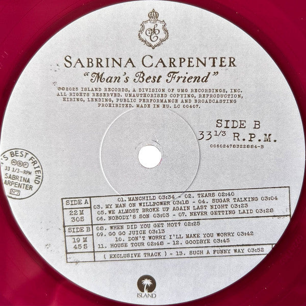 Man’s Best Friend (vinil.ro exclusive)