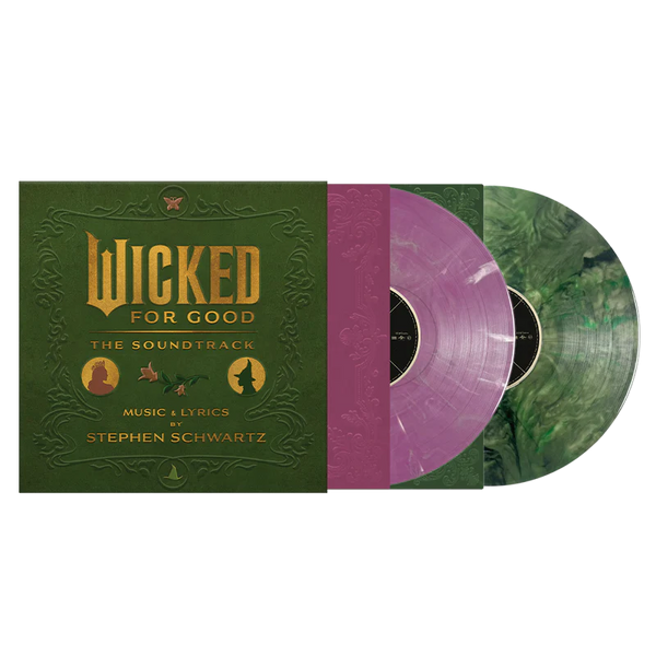 Wicked - Stephen Schwartz - Wicked: For Good (The Soundtrack) (vinil.ro exclusive) (2 Vinil, Album, Pink Marbled, Green Marbled, Limited Edition, Reissue, Pop-Up Gatefold)