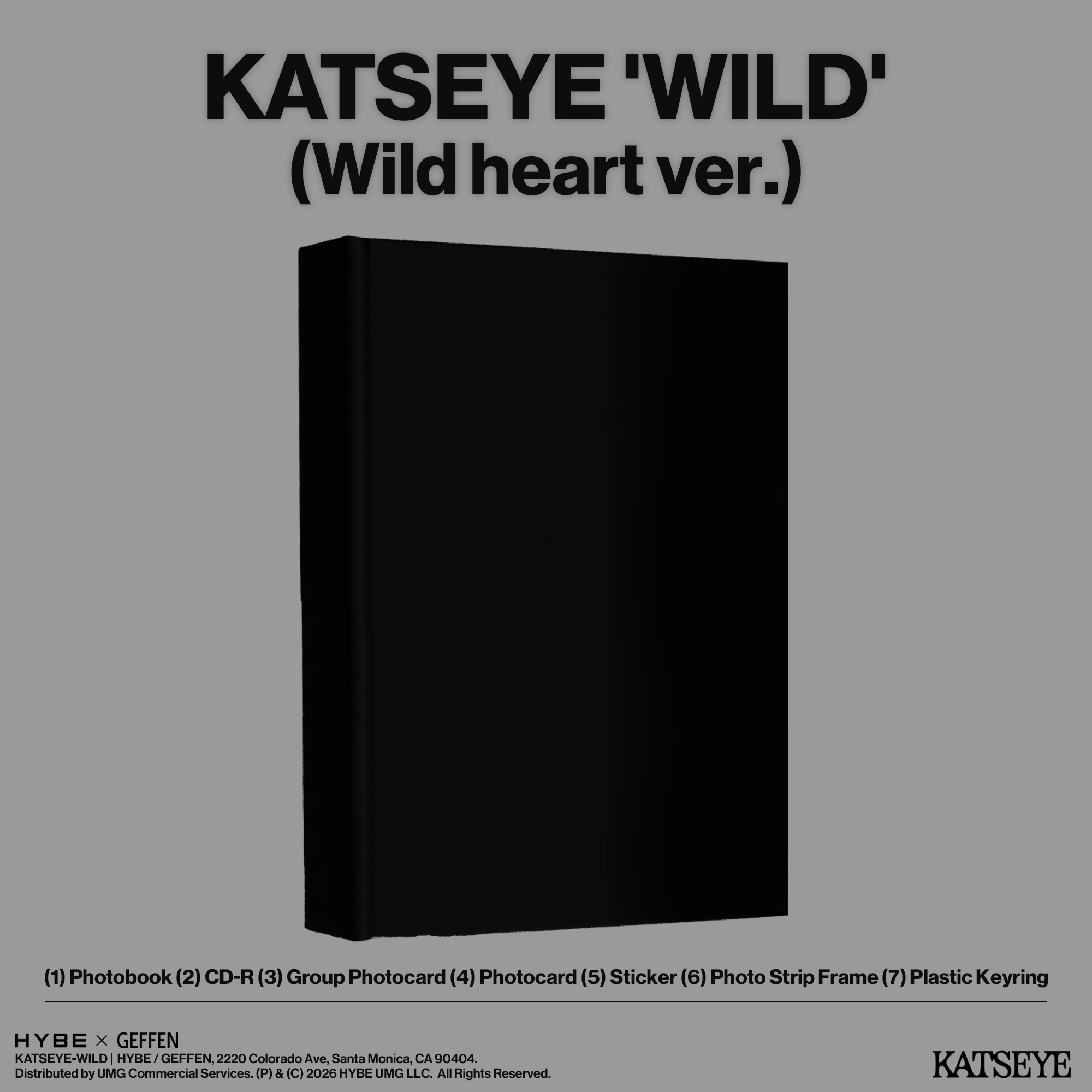 Katseye - WILD (heart ver. CD)