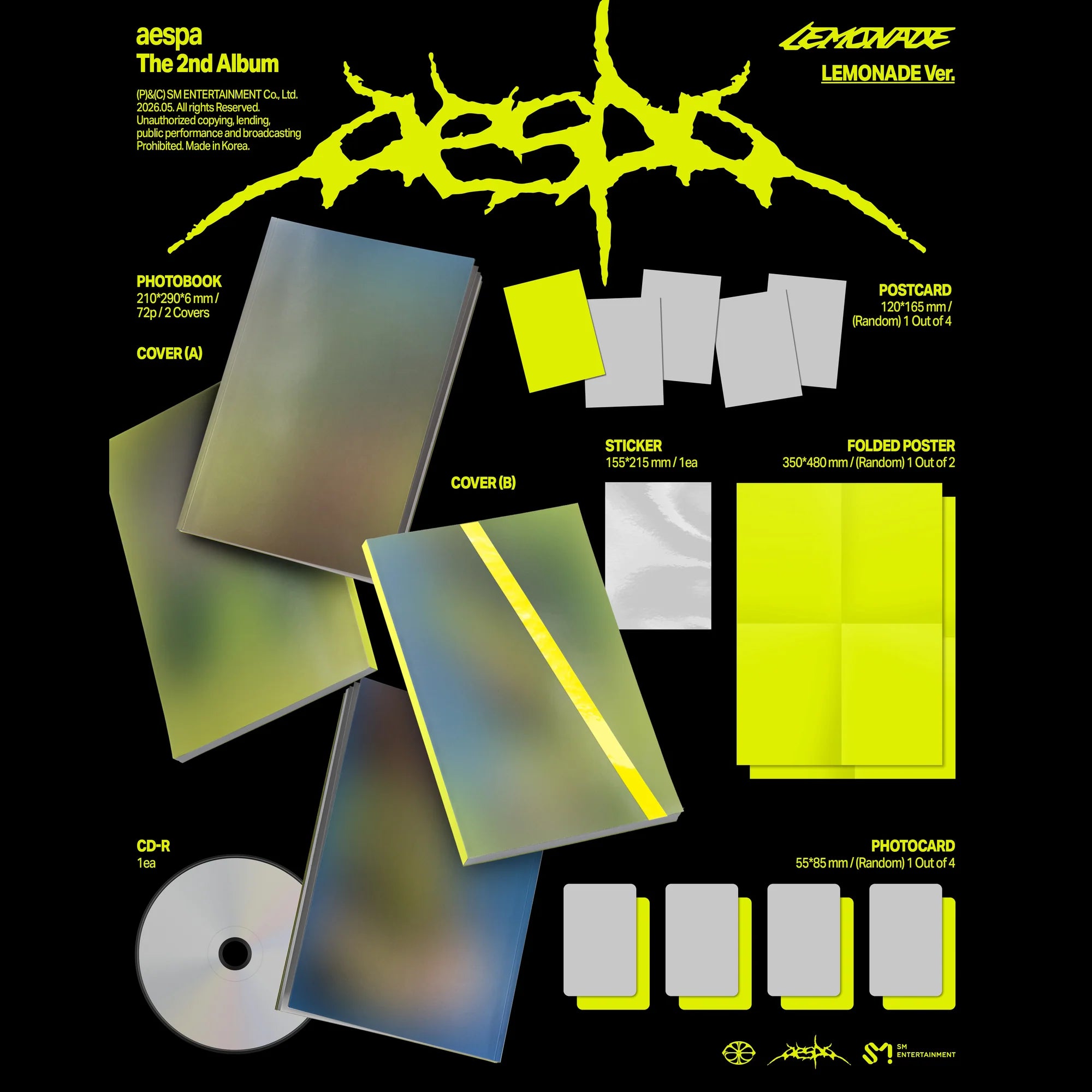 aespa - The 2nd Album (LEMONADE ver.)