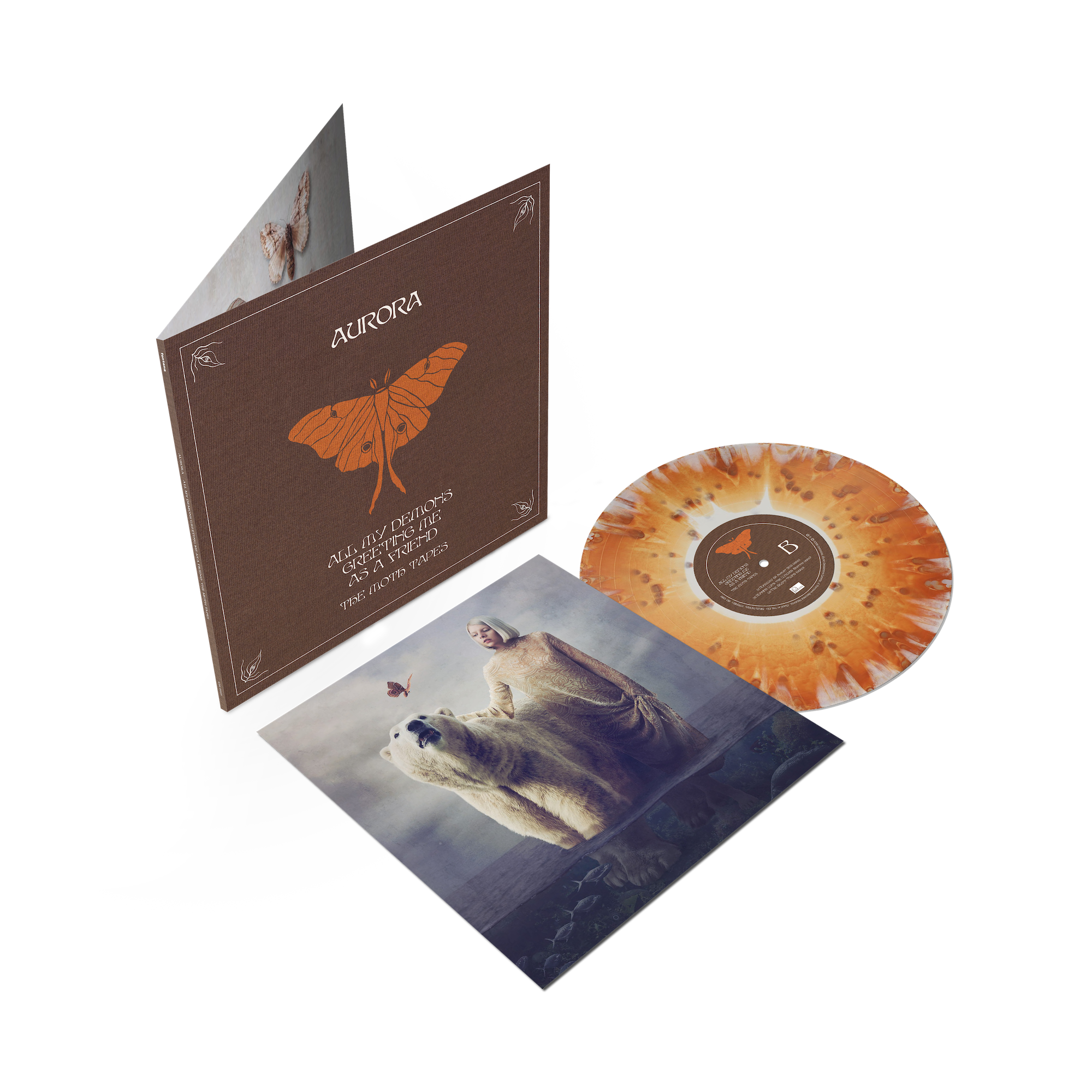 AURORA - All My Demons Greeting Me As A Friend (The Moth Tapes) - Toffee Splatter Vinyl